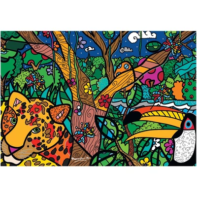 Bluebird 1000 db-os puzzle - Romero Britto - Amazon (90017)
