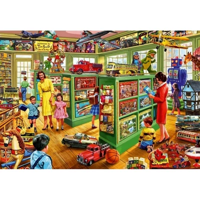 Bluebird 90554 - Toy Shop Interiors - 1000 db-os puzzle