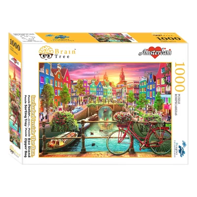 Brain Tree 2102114 - Amsterdam  - 1000 db-os puzzle