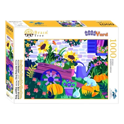 Brain Tree 2102048 - Backyard - 1000 db-os puzzle