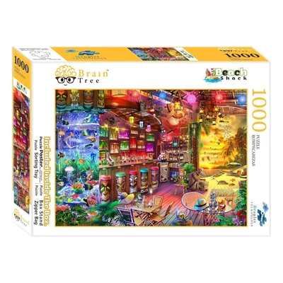 Brain Tree 2102077 - Beach Shack - 1000 db-os puzzle