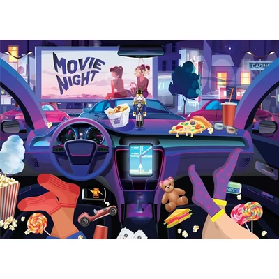Brain Tree 2102108 - Car Drive - 1000 db-os puzzle