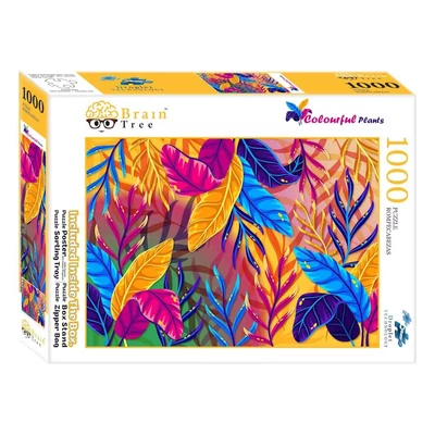 Brain Tree 2102113 - Colorful Plant - 1000 db-os puzzle