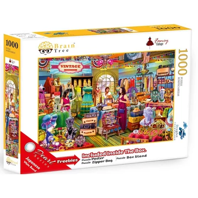 Brain Tree 2102136 - Fancy vintage - 1000 db-os puzzle