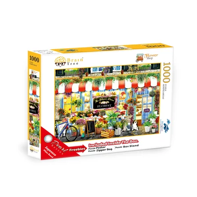 Brain Tree 2102131 - Flower Shop - 1000 db-os puzzle
