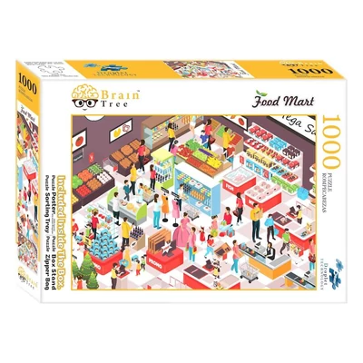 Brain Tree 2102105 - Food Mart - 1000 db-os puzzle