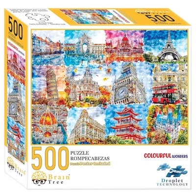 Brain Tree 2202013 - Colorful Wonders  - 500 db-os puzzle