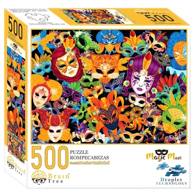 Brain Tree 2202008 - Magic Mask  - 500 db-os puzzle