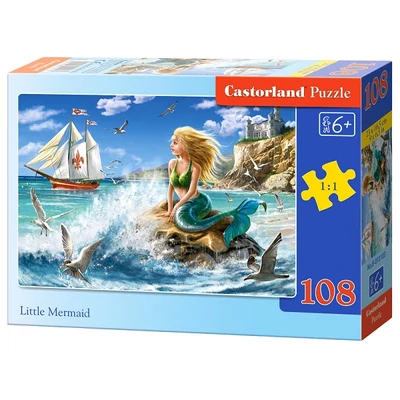 Castorland B-010103 - A kis hableány - 108 db-os puzzle