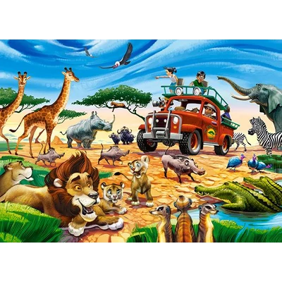 Castorland B-018390 - Szafari kaland - 180 db-os puzzle