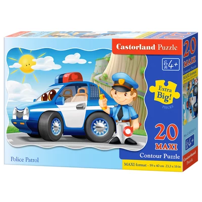 Castorland C-02252 - Rendőrségi őrjárat - 20 db-os Maxi puzzle