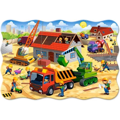 Castorland C-02412 - Házépítés - 20 db-os Maxi puzzle