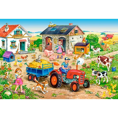 Castorland B-040193 - Élet a farmon - 40 db-os Maxi puzzle