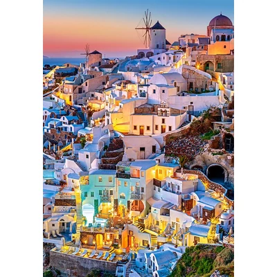 Castorland C-103522 - Santorini fényei - 1000 db-os puzzle