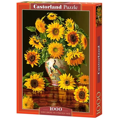 Castorland C-103843 - Napraforgók - 1000 db-os puzzle