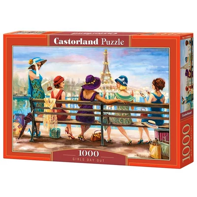 Castorland C-104468 - Hölgyek az Eiffel-torony előtt - 1000 db-os puzzle
