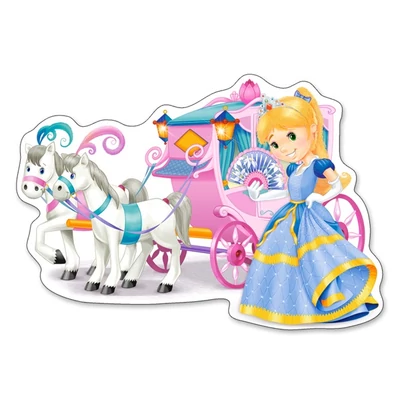 Castorland B-120017 - A hercegnő hintója - 12 db-os Maxi puzzle