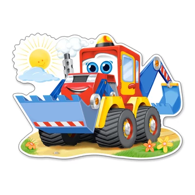 Castorland B-120024 - Mókás markoló - 12 db-os Maxi puzzle