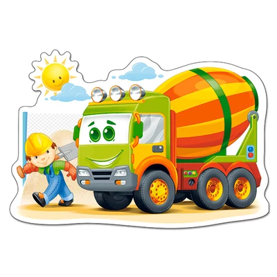 Castorland B-120086 - Betonkeverő - 12 db-os Maxi puzzle