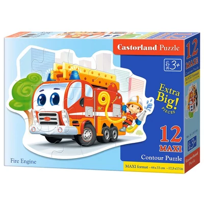 Castorland B-120109 - Tűzoltó - 12 db-os Maxi puzzle
