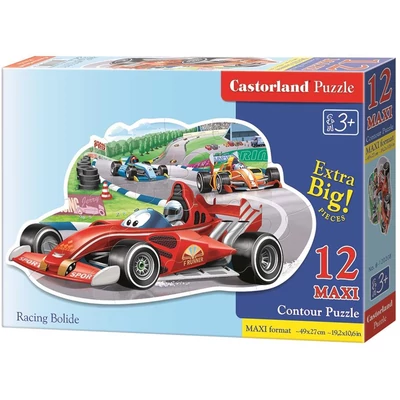 Castorland B-120208 - Autóverseny - 12 db-os Maxi puzzle