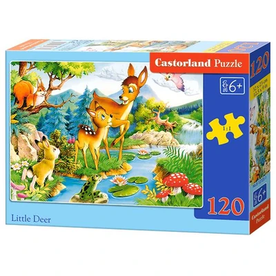 Castorland Puzzle 'On The Farm' – 120 Teile Für Kinder & Erwachsene, Fertige Größe 32x23 Cm, Perfekt Für Puzzleeinsteiger