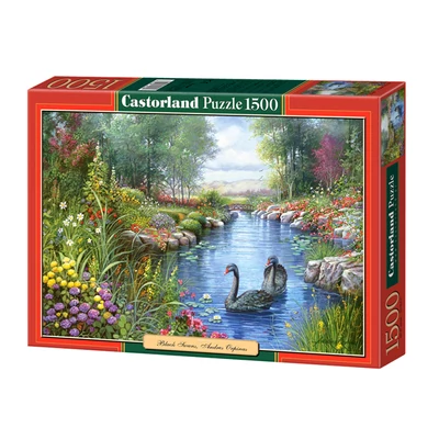 Castorland C-151042 - Fekete hattyúk - Andres Orpinas - 1500 db-os puzzle