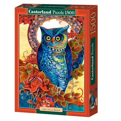 Castorland C-151110 - Kék bagoly, David Galchutt - 1500 db-os puzzle