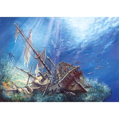 Castorland C-200252 - Elsüllyedt gálya - 2000 db-os puzzle