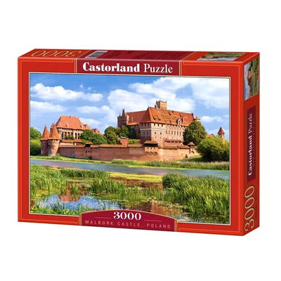 Castorland C-300211 - Malbork Kastély, Lengyelország - 3000 db-os puzzle
