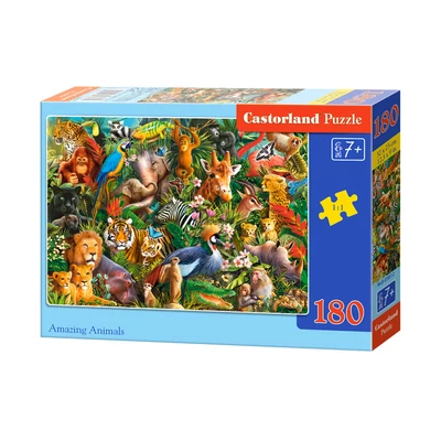 Castorland B-018512 - Csodálatos állatok - 180 db-os puzzle