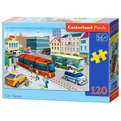Castorland B-13555 - Városi forgalom - 120 db-os puzzle