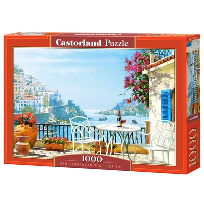 Castorland C-105007 - Mediterranean Wine for Two - 1000 db-os puzzle