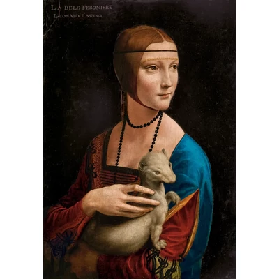 Castorland C-105168 - Hölgy hermelinnel, Leonardo da Vinci - 1000 db-os Art Collection puzzle