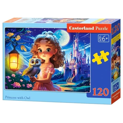 Castorland B-13593 - Hercegnő bagollyal - 120 db-os puzzle