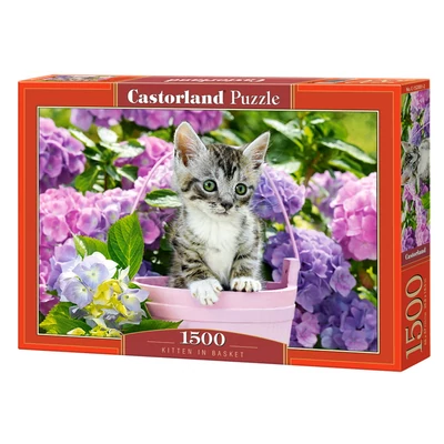 Castorland C-152001 - Cica a vödörben - 1500 db-os puzzle