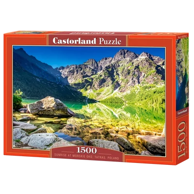 Castorland C-152216 - Sunrise at Morskie Oko, Lengyelország - 1500 db-os puzzle