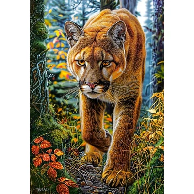 Castorland C-152261 - Puma az erdőben - 1500 db-os puzzle