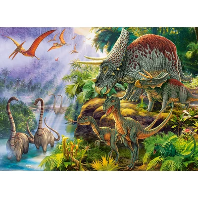 Castorland B-222223 - Dínó völgy - 200 db-os puzzle