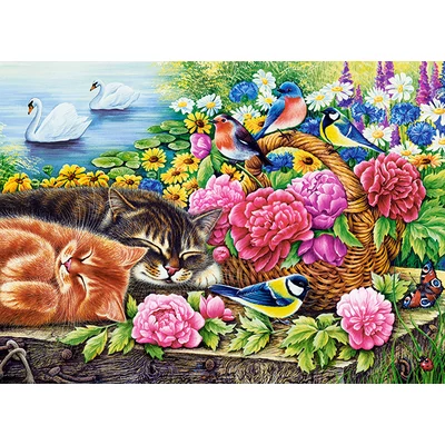 Castorland B-222216 - Lusta vasárnap - 200 db-os puzzle