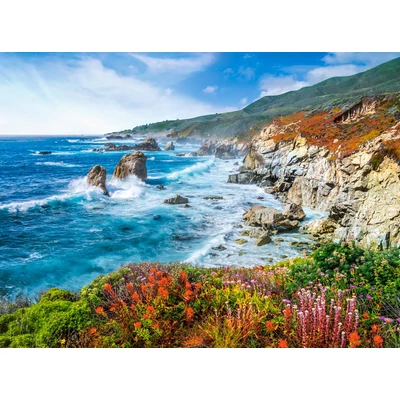 Castorland C-200856 - Big Sur partvonal, Kalifornia, USA - 2000 db-os puzzle