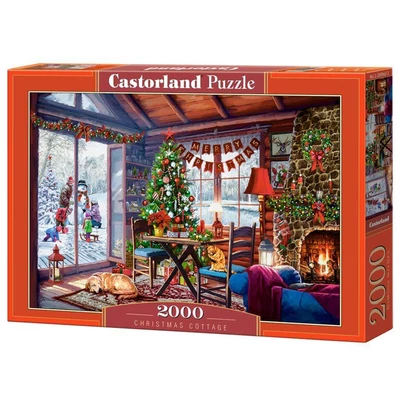 Castorland C-200962 - Karácsonyi házikó - 2000 db-os puzzle