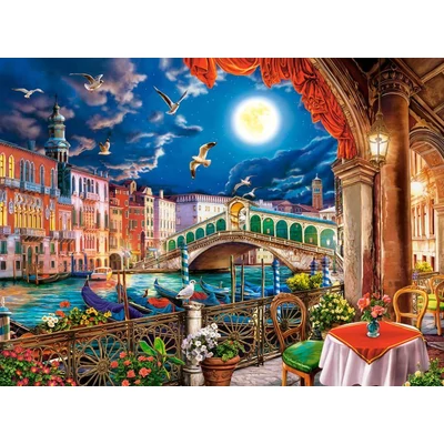 Castorland C-200986 - Romantikus éjszaka Velencében - 2000 db-os puzzle
