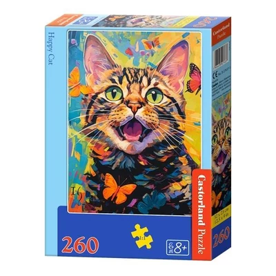 Castorland B-27637 - Boldog macska - 260 db-os puzzle