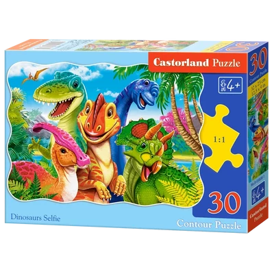 Castorland B-03808 - Dino szelfi - 30 db-os puzzle