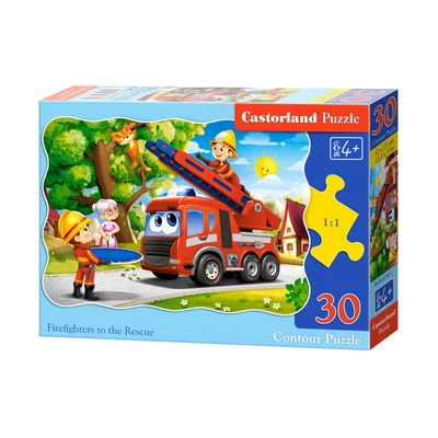 Castorland B-03792 - Tűzoltók akcióban - 30 db-os puzzle