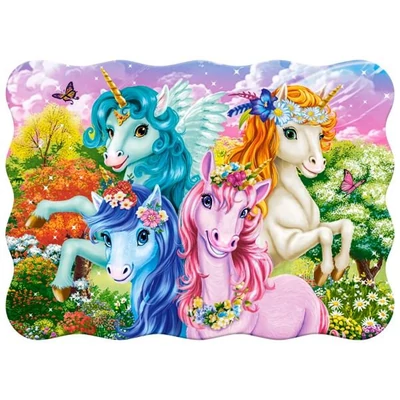 Castorland B-03822 - Unikornis szelfi - 30 db-os puzzle