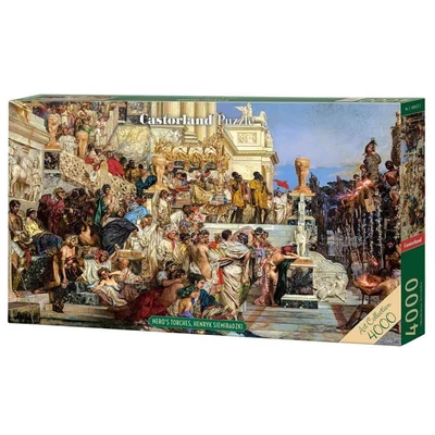 Castorland C-400423 - Néró fáklyái, Henryk Siemiradzki - 4000 db-os puzzle