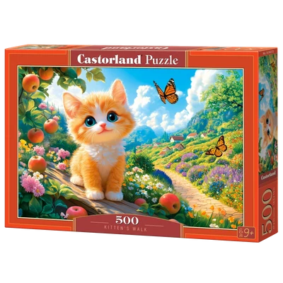 Castorland 500 db-os puzzle - Kitten's Walk (B-54213)