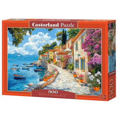 Castorland 500 db-os puzzle - Mediterranean Walk (B-54220)